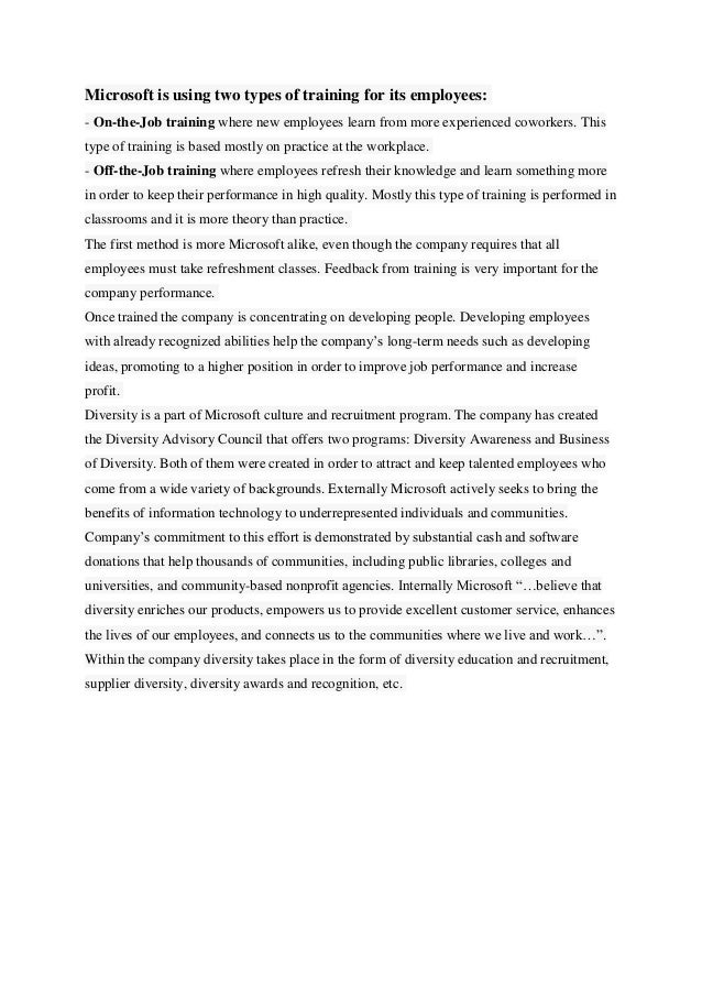 microsoft corporation case study analysis